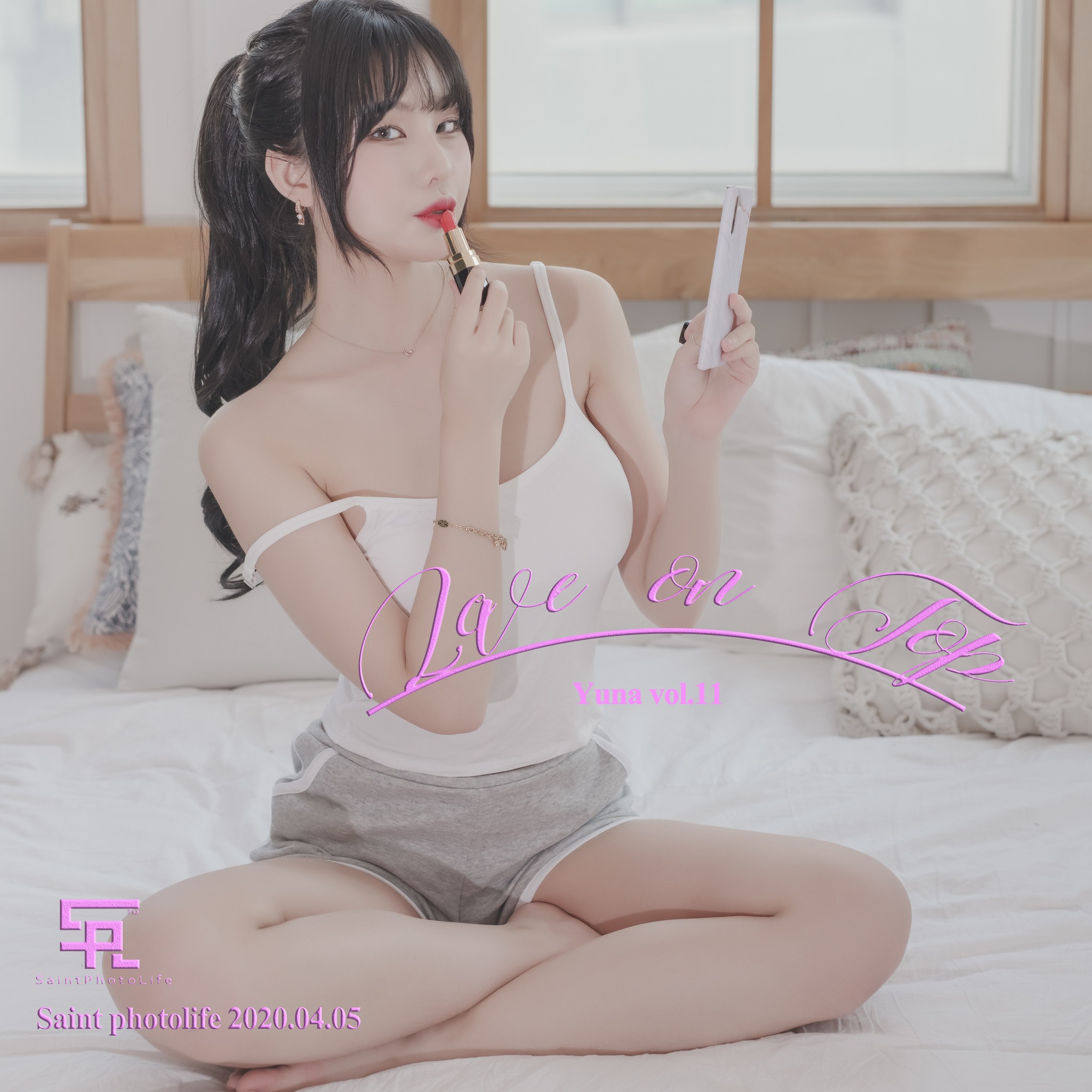 图片[1]-Yuna (윤아) – NO.018 SAINT Photolife-VOL.11 Love On Top[60P]-XikXak